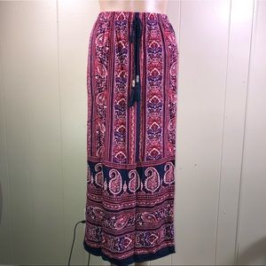 CB established 1962 2xl rayon long skirt